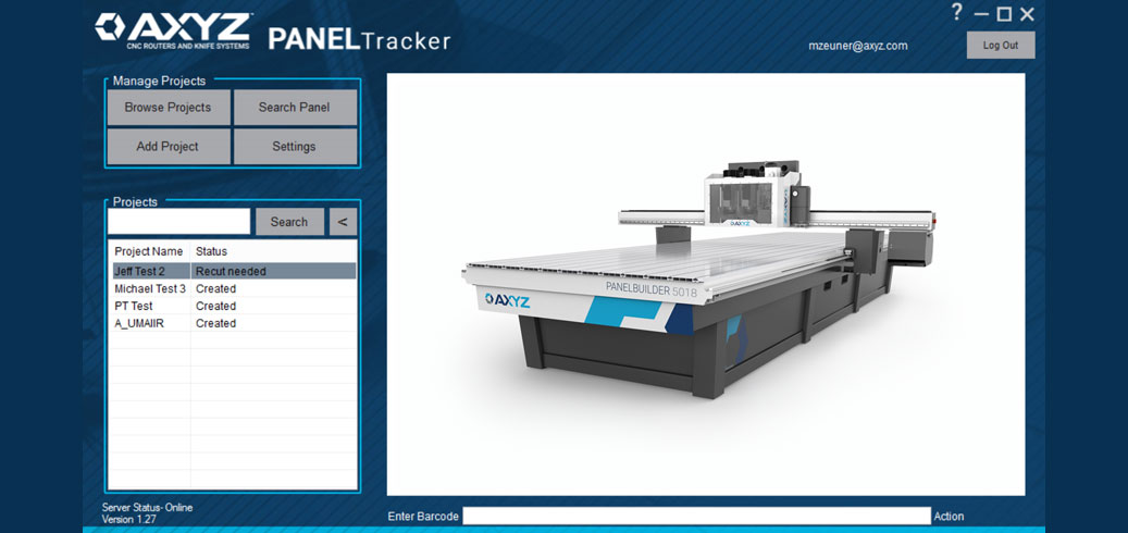 PANELTracker Simplifies The Panel Tracking Process dashboard