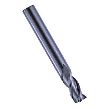 Machining Aluminum Triple-lute-Carbide-End-Mill