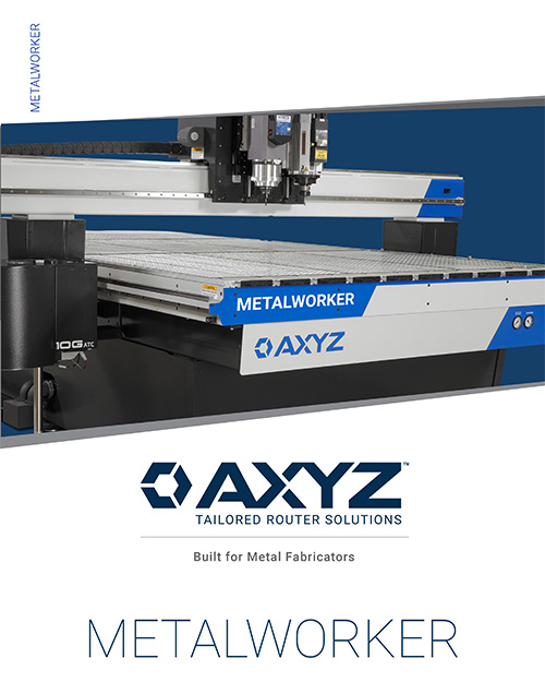 AXYZ METALWorker Brochure Cover