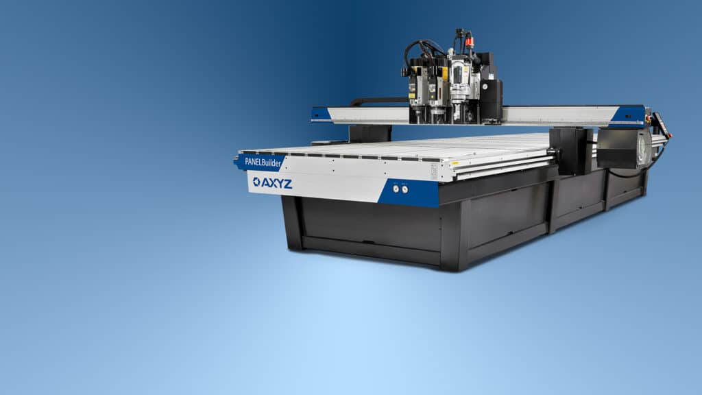 Router In Header Machine PANELBUILDER CNC Router - AXYZ