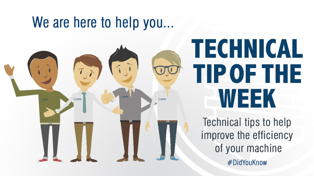 technical tip of the week