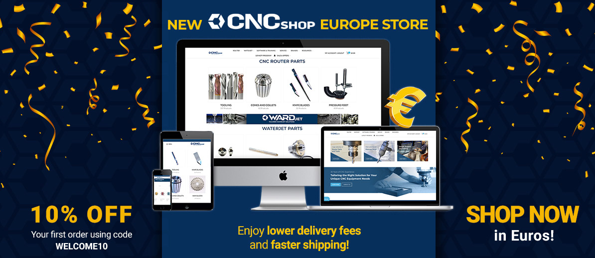 CNCShop New EU store launch