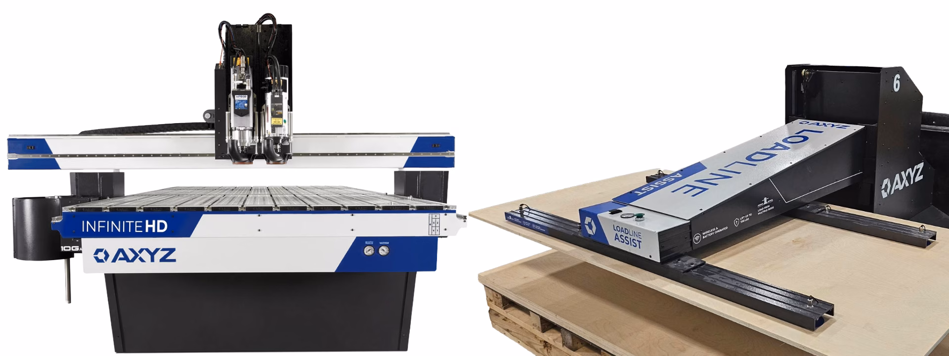 AXYZ Router and WARDJET Waterjet Expo - Atlanta 2026 2 Infinte_Loadline Assist 1920 x 720