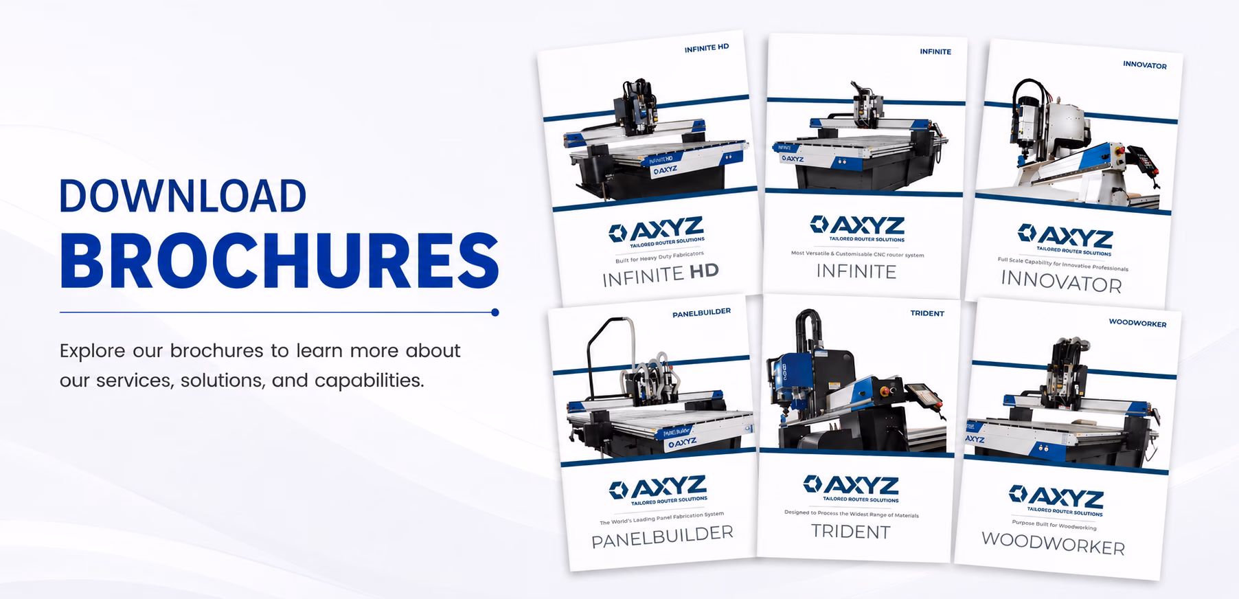 Brochure banner blue 1440 x 440