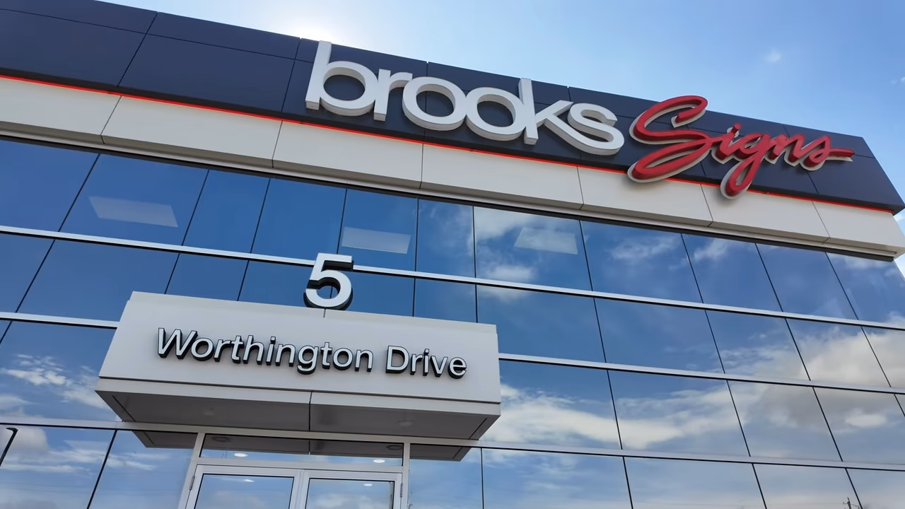 How Brooks Signs Uses AXYZ CNC Routers for Precision ACM Signage and Large-Format Panel Processing 1 Brook Signs